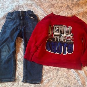 3T Jeans and 3T Sweat Shirt